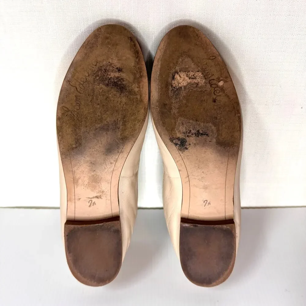 SAM EDELMAN Ballet Flats Size 7.5 Classic Preppy Business Casual Neutral Minimal - Picture 6 of 9